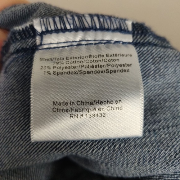 ModCloth Wide Leg Jeans Womens 20W Plus Size Blue Denim Button Fly Pockets - Picture 7 of 9